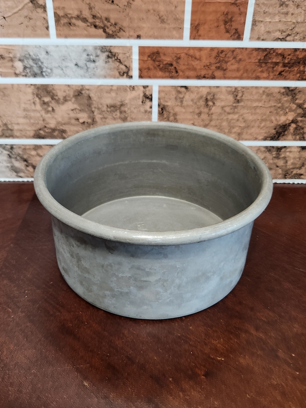 6" x 3" Round Anodized Aluminum Cake Pan | Deep Straight Sided Baking Tin